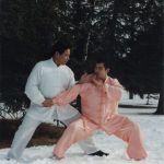 Masters and Training | Practicing with master Li Enjiu at 2004 workshop in Alberta Canada