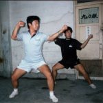 Masters and Training | 1991 Practicing erlu with Master Zhang Lianen